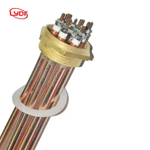 Factory Production Cluster Type Ceramic Heating Element Sealing Of Wiring Chamber Flange Immersion Heaters