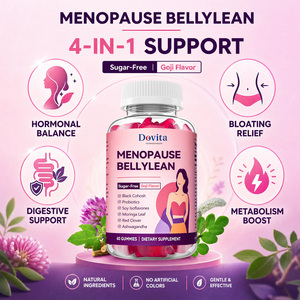 Custom Branding OEM <b>Menopause</b> Hormone Balance Gummies Fast Acting Mood Sleep Support Vaginal Dryness Relief 60 Gummies - Product Image 1