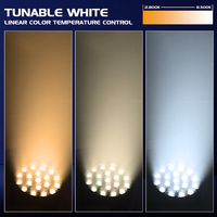 Bee Eyes 19x15W lampu panggung kepala bergerak cuci LED 4in1 RGBW daya tinggi untuk pertunjukan profesional
