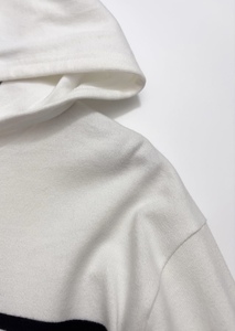 ODM femmes décontracté élégant automne/hiver sweat personnalisé 2025 nouvel an confortable ample à capuche tricoté rayé tissé - Product Image 3