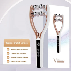 Masseur facial électrique Beauty Pulse Lifting, rouleau 3D en forme de V, kit de massage facial amincissant, soin de la peau - Product Image 6