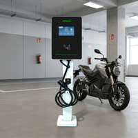 Neu Entwickelter Typ 6 Stecker und Steckdose 9 KW Wandmontierte Säulenmontierte Elektrofahrrad-Schnellladestation für den Indischen Markt