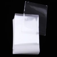 Protège-cartes photo Kpop personnalisés en plastique souple transparent 56x87mm avec fermeture à clip, recyclables, pour cartes de visite tendance
