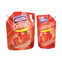 Sacs Ketchup personnalisés en plastique, sacs pour Sauce de tomate, emballage à haute température 212 Fahrenheit, boisson
