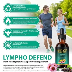Gouttes de soutien lymphatique prêtes à être expédiées, sans sucre, sans alcool, biologiques, concentrées à 10:1, liquide à base de plantes, marque privée - Product Image 4