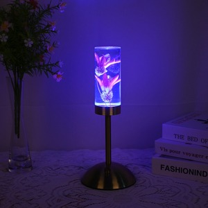Eternal Flower Acrylic <b>Table</b> Lamp LED Creative Night Light Bedroom Bedside Lamp Restaurant Decoration <b>Table</b> Lamp Ornaments - Product Image 3