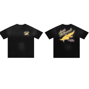 เสื้อยืดแขนสั้นคอตตอนแท้ทรงหลวมพิมพ์ลายตัวอักษร สไตล์สตรีทแฟชั่นใหม่ปี 2026 ระบายอากาศได้ดี ไม่ยับ ใส่ได้ทั้งชายและหญิง - Product Image 2