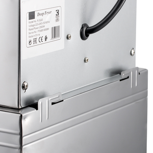 Friteuse électrique automatique en acier inoxydable de qualité commerciale, 2500W, avec contrôle de température - Product Image 5