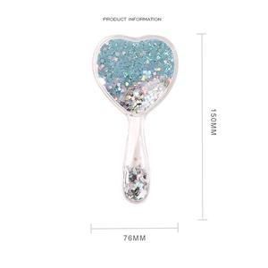 Gmagic en forma de corazón lindo sol Luna patrón cepillo de pelo conjunto rosa azul plástico peines de pelo rizado cepillos de pelo para niños - Product Image 5