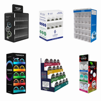 TERMEIN Présentoir de Comptoir Personnalisé pour Snus, Étagère Multi-Niveaux en Acrylique pour Sachets de Nicotine, Présentoir de Point de Vente (POS) pour Magasin de Tabac et Commerce de Détail