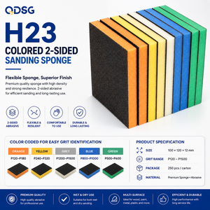 Esponja de Lija Rectangular Multicolor de Alta Eficiencia para Coche, Almohadilla de Espuma Suave Húmeda/Seca de 100x120mm de Alta Dureza, Venta Caliente de Fábrica - Product Image 1