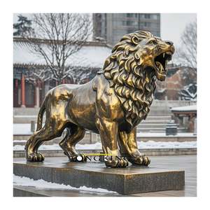 Uçan aslan heykeli bronz aslan heykeli kanatları ile <span class=keywords><strong>Mythical</strong></span> hayvan heykel özelleştirme - Product Image 3
