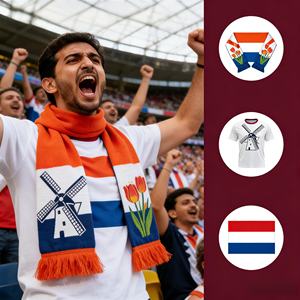 Écharpes de supporter personnalisables peintes en gros Mexique 2026 – Couleurs vert, blanc, rouge pour fournitures de fête de football Zimmergifts - Product Image 6