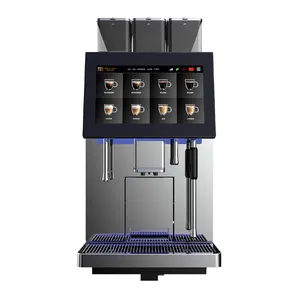Professionele Commerciële Dubbele Boiler Optioneel Gebrouwen Koffiezetapparaat Volautomatische Espressomachine