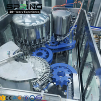 Machine de remplissage et de sertissage avancée pour canettes de boissons en aluminium pour petits animaux