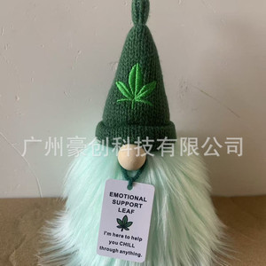 Gnomo in Resina per Supporto Emotivo, Statuetta in Plastica con Motivo Vegetale Originale - Product Image 5