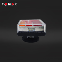 Ensemble de feux de remorque sans fil LED professionnels certifiés TOMAC CE, rechargeables, avec base magnétique et connecteurs 7 et 13 broches
