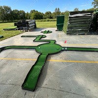 Césped Artificial Portátil para Práctica de Golf Songfa, Material de PVC, Tapete de Práctica Sintético para Jardín, Entrenamiento al Aire Libre, Juegos de Carnaval