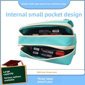 Student Reward School &amp; Office Use Multi-Layer Portable Pencil Case for <strong>Sticker</strong> Style Length 20.5xWidth 7.5xHeight 12 - Product Image 3