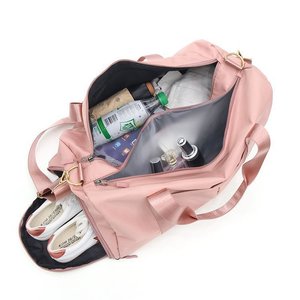 Sac à dos unisexe imperméable en PU avec logo personnalisable des deux côtés, bagage de voyage léger à porter à la main, capacité de 20 à 35 L - Product Image 3