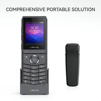 Teléfono IP Portátil W620W Wi-Fi 6, BT 5.0, Batería de Larga Duración de 3000 mAh, PTT, Roaming Rápido, Micrófono Dual con Reducción de Ruido, Dispositivo SIP VoIP