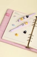 KUKI Stylo Gel à Motif de Grains Mignons et Énergiques, Papeterie Kawaii Populaire pour Étudiants