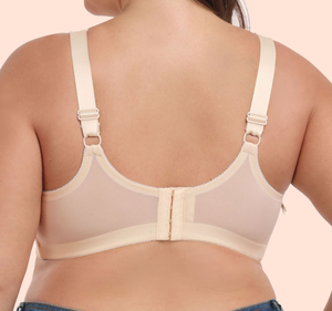 <span class=keywords><strong>Soutien</strong></span>-<span class=keywords><strong>gorge</strong></span> ultra-mince sans fil à gros seins-Aile latérale en dentelle transparente élargie et push-up et broderie et bretelles réglables et grande <span class=keywords><strong>taille</strong></span> - Product Image 4