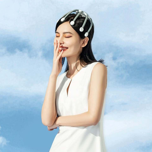 2025 Venta caliente Material ABS masajeador de terapia de cabeza inteligente dispositivo de vibración eléctrica multidimensional para aliviar el estrés - Product Image 3