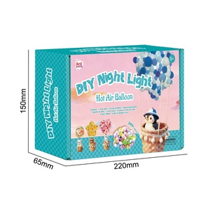 Décorations de ballons à air chaud lumineux LED personnalisées, ensemble de jouets DIY avec animaux en argile pour les élèves du primaire et de la maternelle - Product Image 2