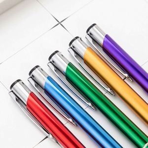 <b>Cheap</b> Wholesale Multi Color 0.7mm Metal Ballpoint Pens Fine Tip Multifunction Ball Stylus Student Special - Product Image 3