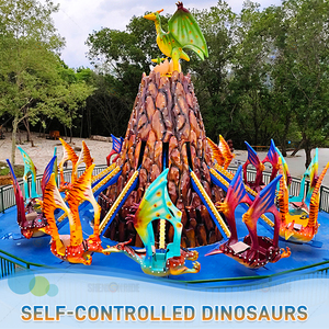 Commercial Grade Self-Controlled Dinosaur Spinning <b>Ride</b> - Profit-Generating <b>Amusement</b> <b>Equipment</b> - Product Image 2