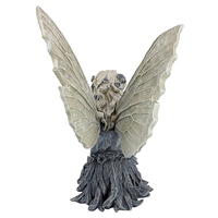 Nouvelle Arrivée Décoration Maison : Sculpture d'Ange en Résine pour Jardin, Statue de Collection, Fée Angélique Assise, Ornement pour Décoration Intérieure