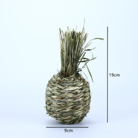 Fourrage Écologique en Balles de Foin de Thymothème – Friandise à Mâcher pour Cochons d'Inde, Lapins, Chinchillas – Sans Émiettement – Origine Fujian N039