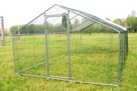 Grand enclos métallique extra large pour poulets, poulailler, cage à volailles, habitat pour lapins, en forme de spirale, avec toit imperméable