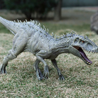 Figurine de dinosaure Indominus Tyrannosaurus en PVC 3D de Zhiqu Toys, modèle éducatif à bouche ouverte, excellent cadeau sur le thème des animaux jurassiques