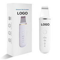 Machine Portable à ultrasons pour éplucher le visage, appareil électrique de nettoyage sonique pour la peau morte, accessoire professionnel