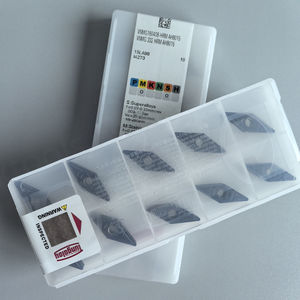 Plaquettes de fraisage Tungaloys VNMG160408-HRM AH8015, outillage de tournage CNC OEM, carbure de tungstène, haute performance, coupe de stock, forme de losange - Product Image 6