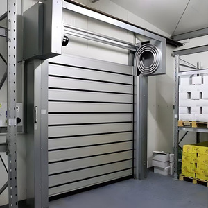 Porte à enroulement rapide moderne résistante au vent, porte à enroulement rapide haute vitesse, porte à enroulement antivol en matériau composite pour entrepôt, <span class=keywords><strong>garage</strong></span>, usine - Product Image 1
