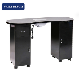Wally Beauty Light Luxury <strong>Nail</strong> Salon Furniture Manicure Table With Vacuum Cleaner <strong>Nail</strong> Table With Vent <strong>Nail</strong> <strong>Tech</strong> <strong>Desk</strong> - Product Image 4