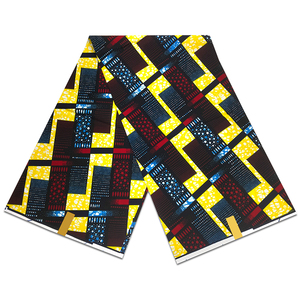 Pagnes Africains Sanhe Tissu en blocs de cire véritable avec style Waxhaus Tissu africain imprimé en cire 100% coton - Product Image 2