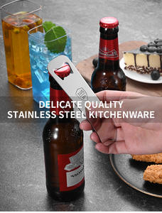 Décapsuleur personnalisé en acier inoxydable, double face, impression couleur, décapsuleur de bière gravé, décapsuleur plat - Product Image 6