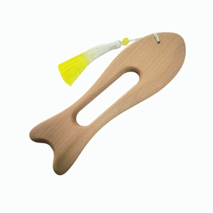 Wooden Fish Shape Facial <b>Massager</b> Guasha Board Manual Face Lifting <b>Tool</b> for Skincare - Product Image 5