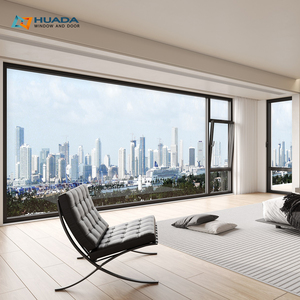 CSA承認されたカスタマイズされた傾斜と回転ハリケーンウィンドウ二重窓ガラスアルミ窓 - Product Image 5