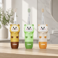 Brosse à dents électrique sonique portable intelligente OEM ODM pour les voyages, soins bucco-dentaires automatiques, 4 modes, lumière LED, brosse à dents électrique pour enfants