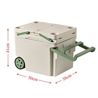 Conteneur réfrigéré RF pliable Deepfreeze Outdoor Cold Closet Boîte de table réfrigérée portable pliante avec roues