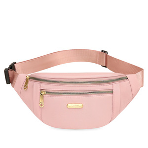 Bolso de Cintura Amarillo Limón para Mujer, Bolso Bandolera en Colores Macaron, Cierre de Cremallera, Tela Oxford Resistente, para Uso Diario, Primavera 2025 - Product Image 2