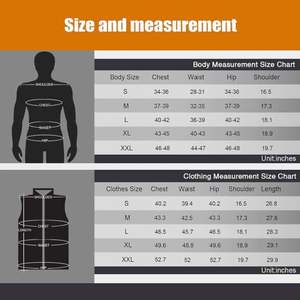 XXL Size Lightweight Heated <b>Vest</b> for <b>Men</b> Including Battery <b>Pack</b> for Outdoor Use - Product Image 6