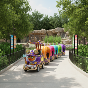 <span class=keywords><strong>Tren</strong></span> Mágico Sin Rieles <span class=keywords><strong>de</strong></span> Alto Rendimiento con Diseño <span class=keywords><strong>de</strong></span> Calabaza Multicolor y Juegos <span class=keywords><strong>de</strong></span> Video Interactivos para Negocios <span class=keywords><strong>de</strong></span> Entretenimiento - Product Image 2