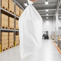 Sac tissé en polypropylène haute résistance grande capacité pour charbon de bois et granulés de bois – Sac en polypropylène tissé durable