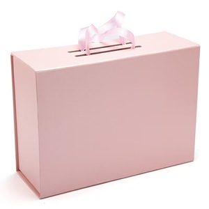 Caja de Cartón Plegable para Regalos y Ropa con Logotipo Personalizado, Caja de Embalaje Rígida con Asa de Cinta, Forro de Esponja y Laminación Mate - Product Image 6